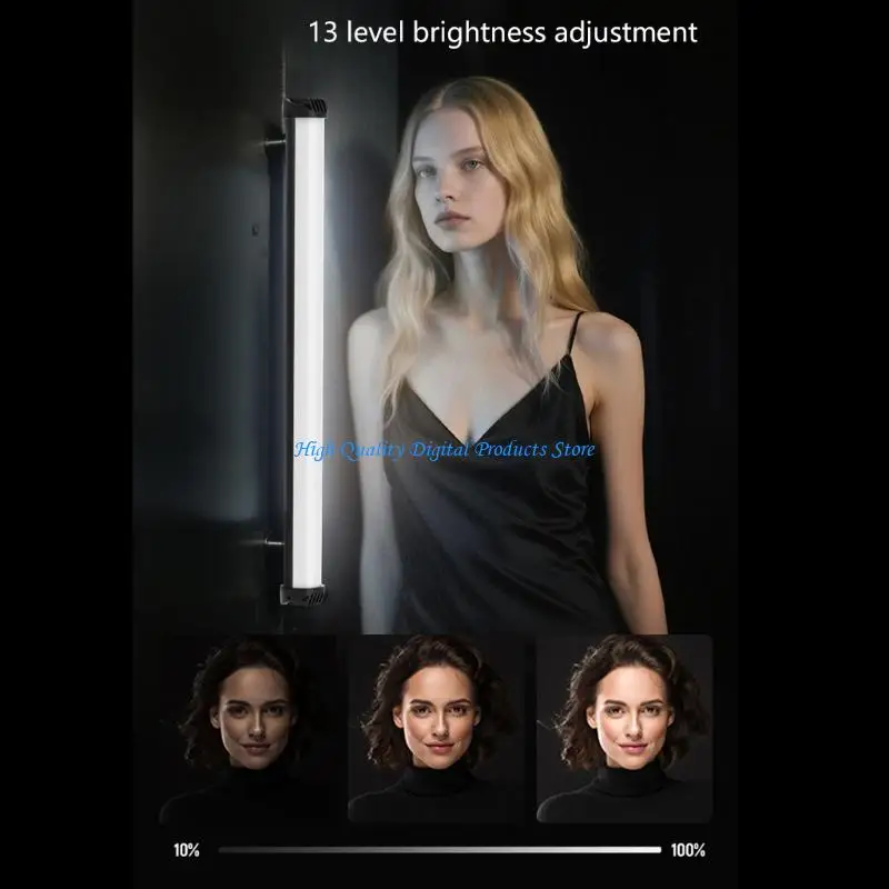 

U2JE Handheld LED Light Wand Portable Light Bar For Creative Video Live Broadcast Rechargeable Battery Accessories