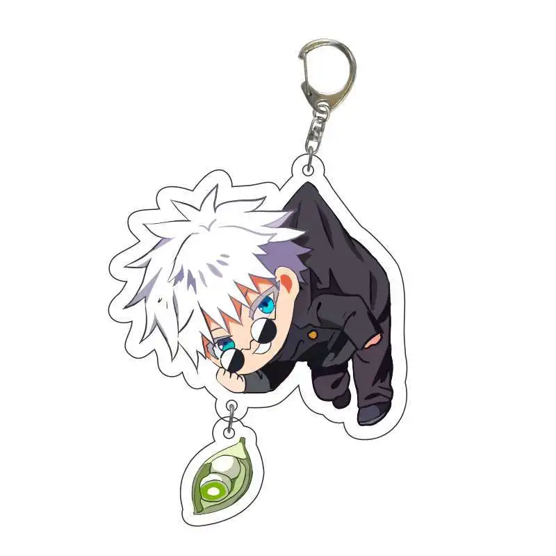 Anime Jujutsu Kaisen Gojo Satoru Fushiguro Megumi Itadori Yuji Acrylic Figure Model Key Chain Pendant Toy Gift Accessories