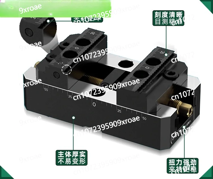 

L block manual self-centering vice precision Zero point positioning quick change fixture CNC four-axis five-axis bridge plate