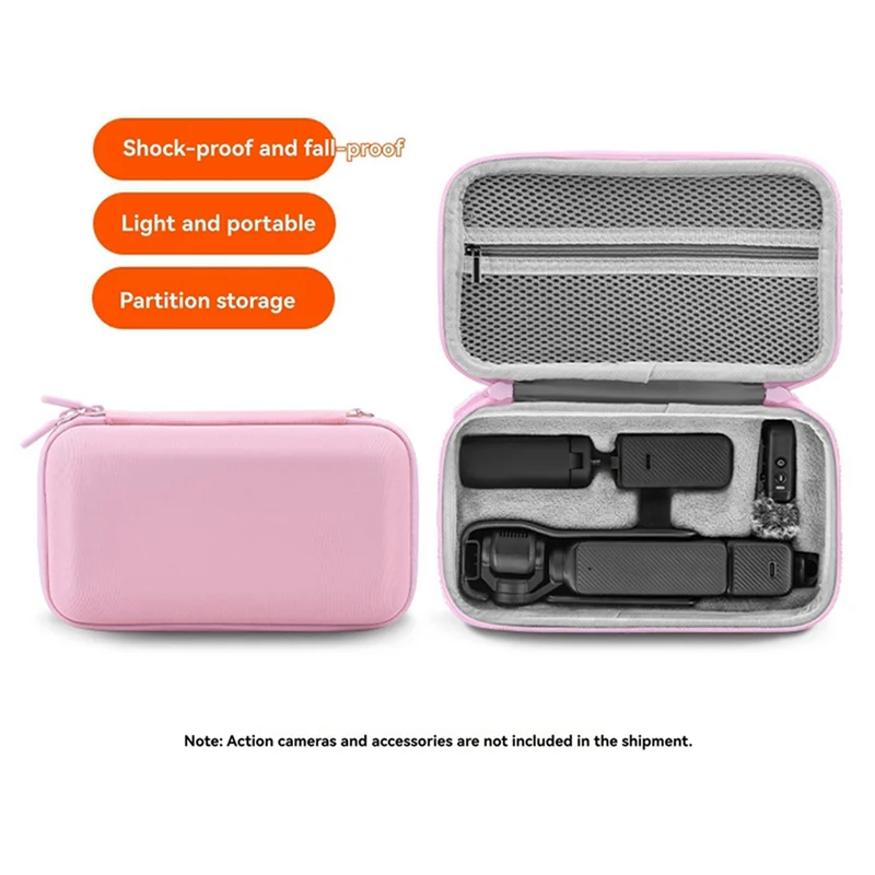 ABZW لـ DJI Osmo Pocket 3 حقيبة حمل متعددة الاستخدامات حقيبة تخزين للسفر Forpocket3 ملحقات حماية الحزمة القياسية B