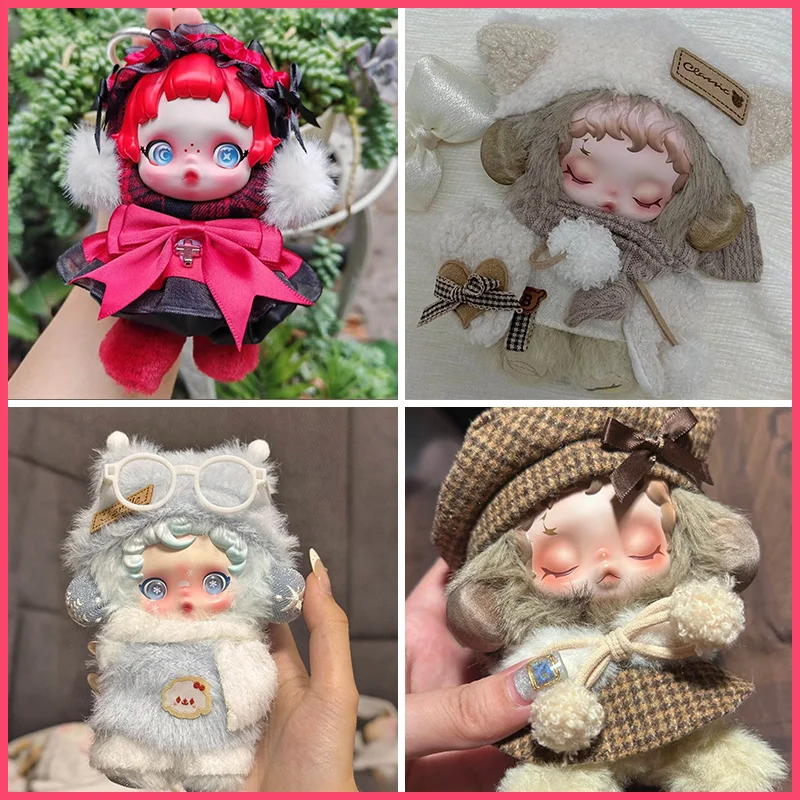 

For 10cm Skullpanda V1 V2 Vinyl Doll Clothes L'Impressionnisme Series Fashionable Cute Doll Costumes Suit Dress-Up Clothing
