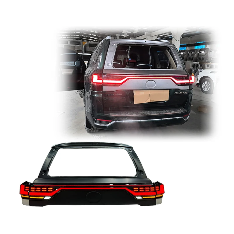 

Led Red Smoke Tail Light Rear Brake Lamp For Toyo-ta Land Cruiser Lc200 20082015
