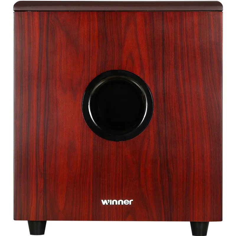 Tonewinner SUB-10TD-N red wood audio power subwoofer active subwoofer speaker for home theatre