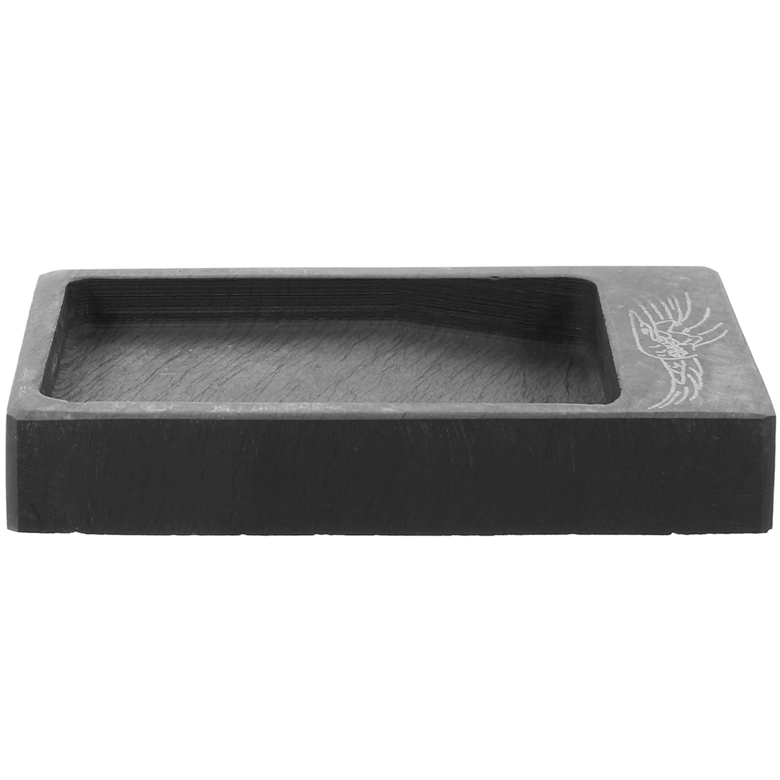 

Mini Inkstone for Calligraphy Students Chinese Inkslab Handmade Retro Durable Stone Material Desk Decoration Gift Painting Tool