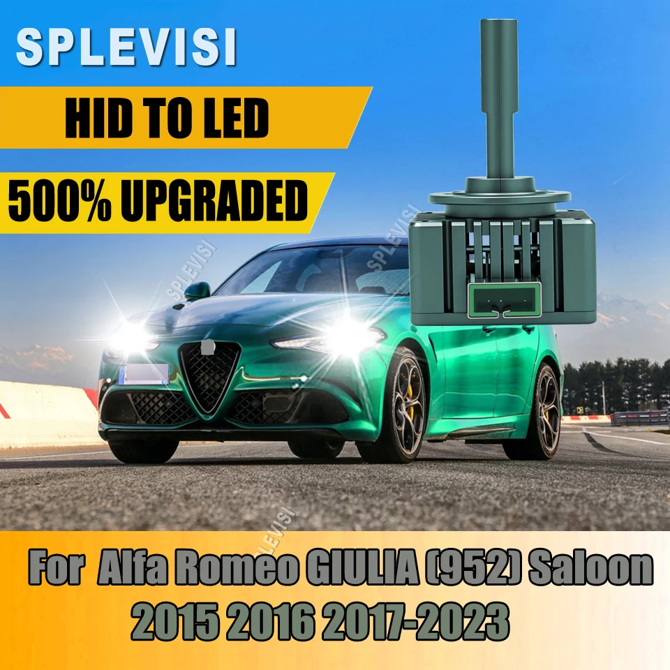 D3S D3R HID CSP LED Headlight Bulbs Conversion For Alfa Romeo GIULIA (952) Saloon 2015 2016 2017 2018 2019 2020 2021 2022 2023
