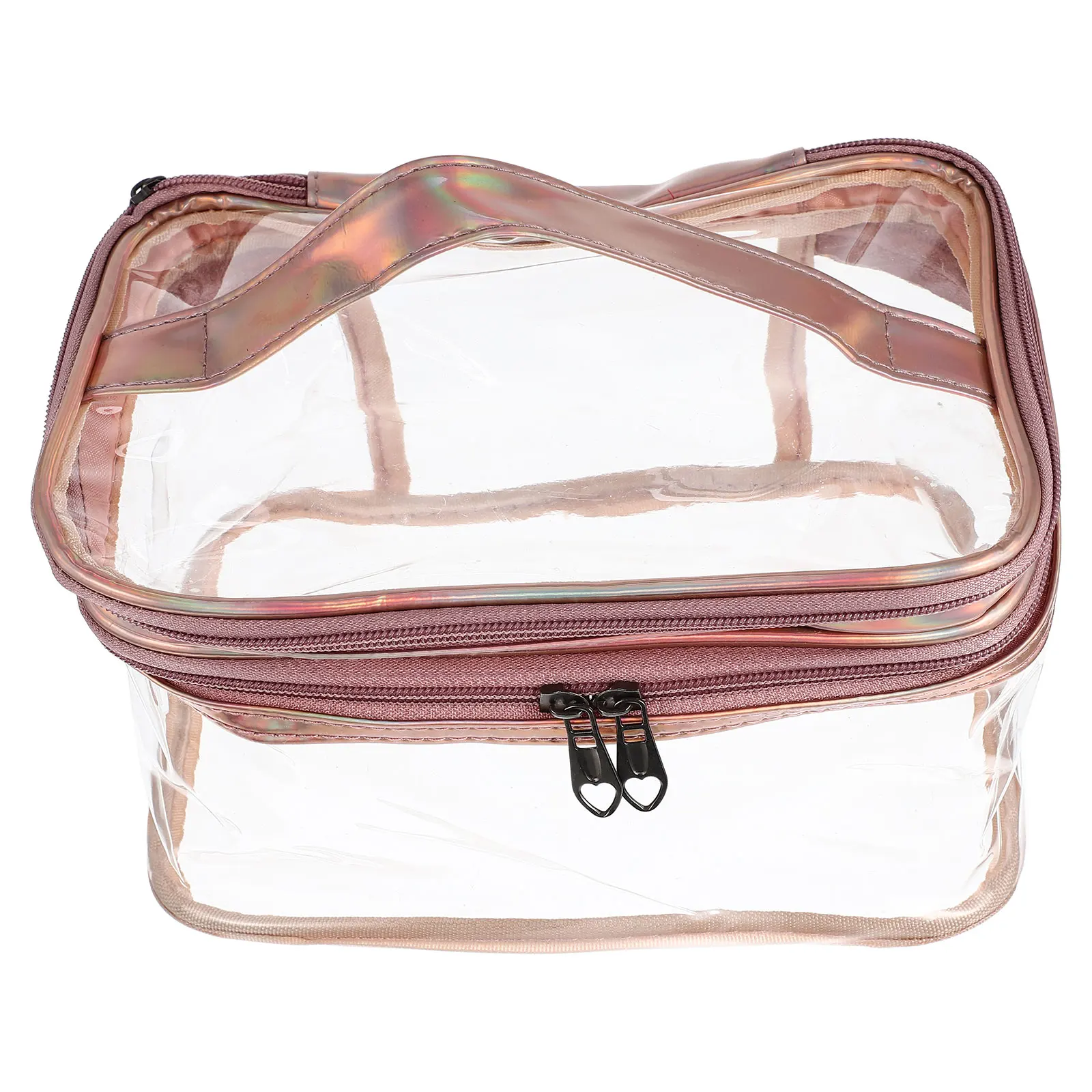 

PVC Clear Bag Large Capacity Makeup Storage Women Storage Bag Brush Holder Portable Pouch Women Travel Accessories