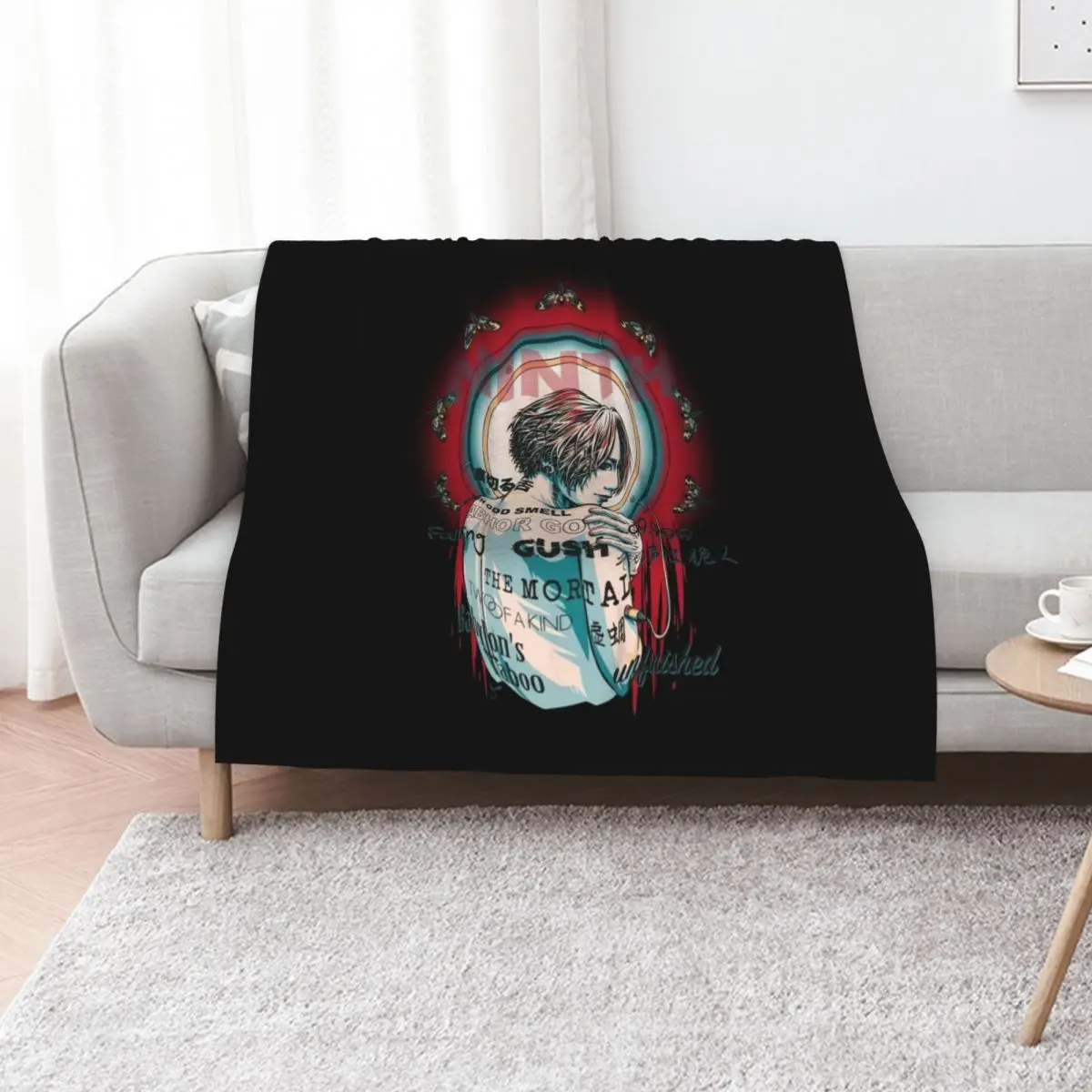 THE NINTH - black version - Throw Blanket christmas gifts Beach warm winter Sofas Plaid on the sofa Blankets For Baby Blankets