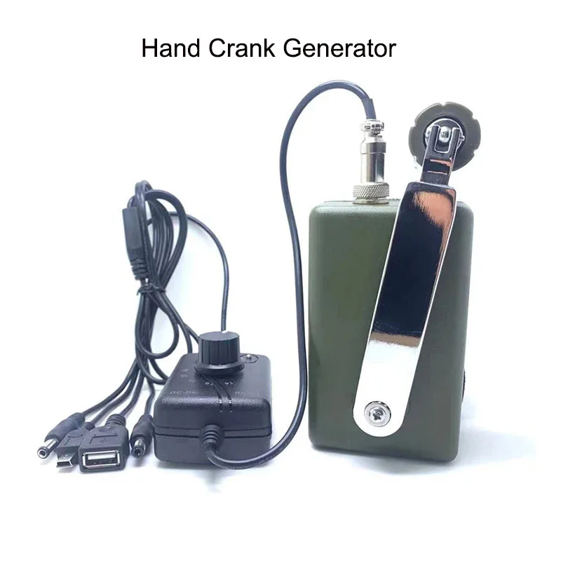 High Power Hand Cranked Generator Outdoor Professional Silent Emergency Mobile Phone and Computer Charger Portable 30W/28V