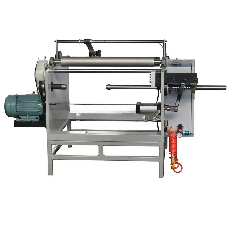 High efficiency manual aluminum foil rewinding machine