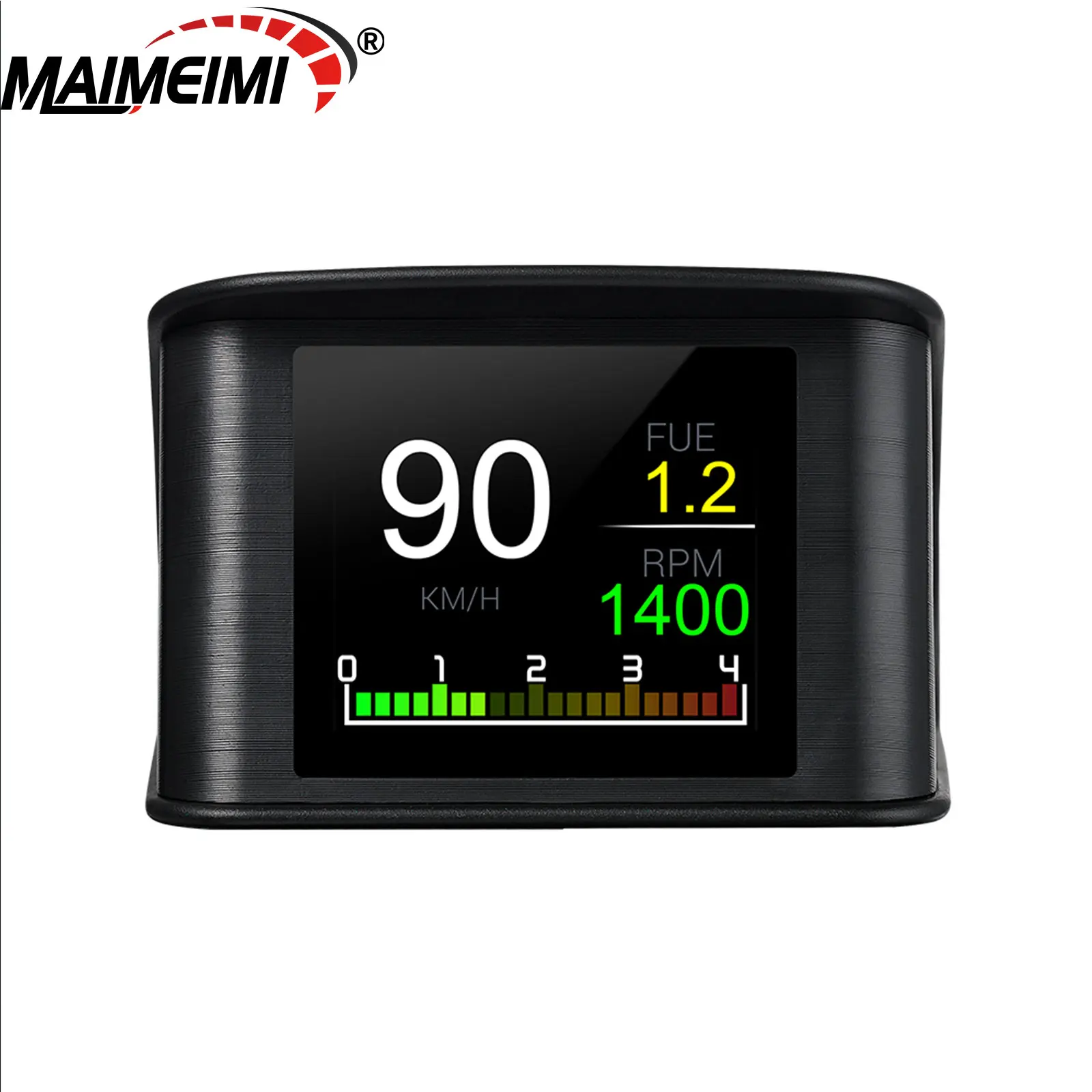 

P10-PRO Автомобильный OBD2 HUD-дисплей: Умный цифровой измеритель с функцией отображения на лобовом стекле, показаниями температуры воды, напряжения, частоты вращения двигателя и сигнализацией о превышении скорости.