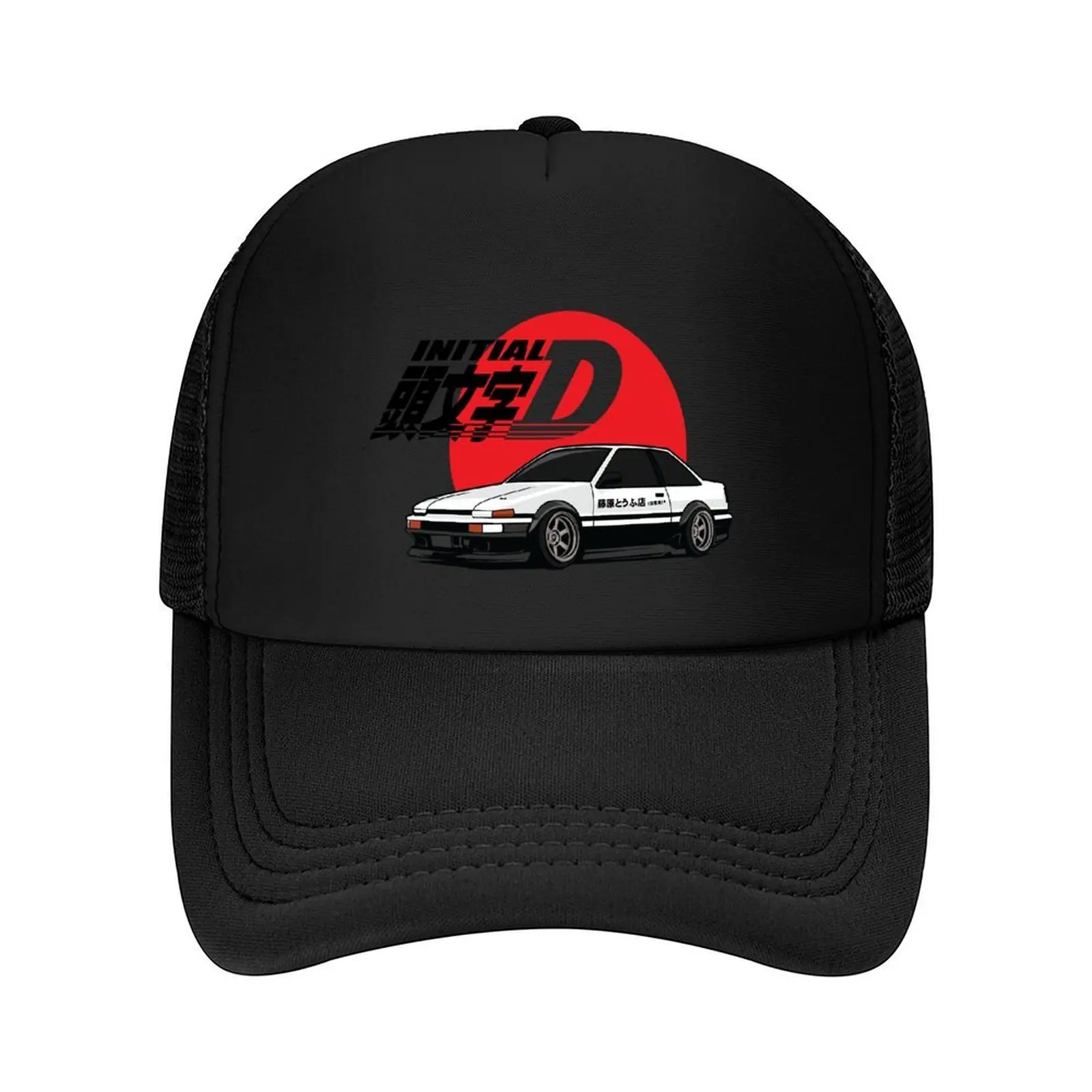

Takumi Fujiwara Trueno AE86 Classic T-shirt Baseball Cap Big Size Hat Icon Sports Cap Caps For Men Women's