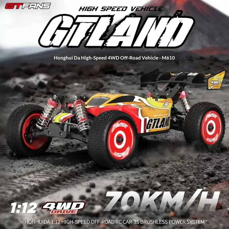 

Honghuida M610 полный привод 1:12 полномасштабный маленький Typhoon высокоскоростной гоночный автомобиль с дистанционным управлением модель игрушки