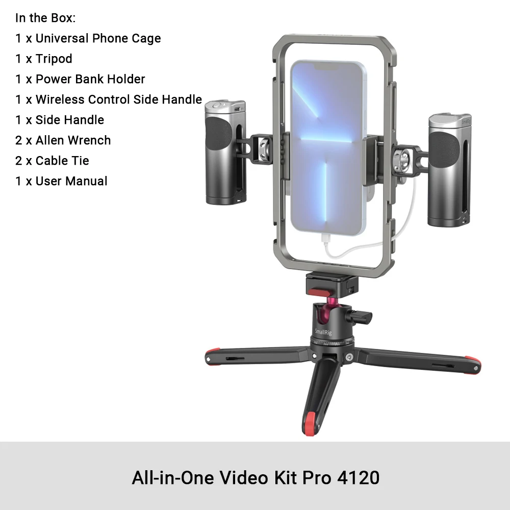 SmallRig ユニバーサルスマートフォンケージ iPhone 14/13 Pro/Pro Max