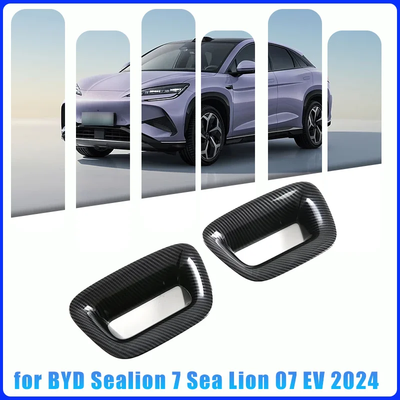 

for BYD Sealion 7 Sea Lion 07 EV 2024 2025 LHD RHD Car Interior Front Seat Decoration Trim Strip Seat Head Panel Cover Trim