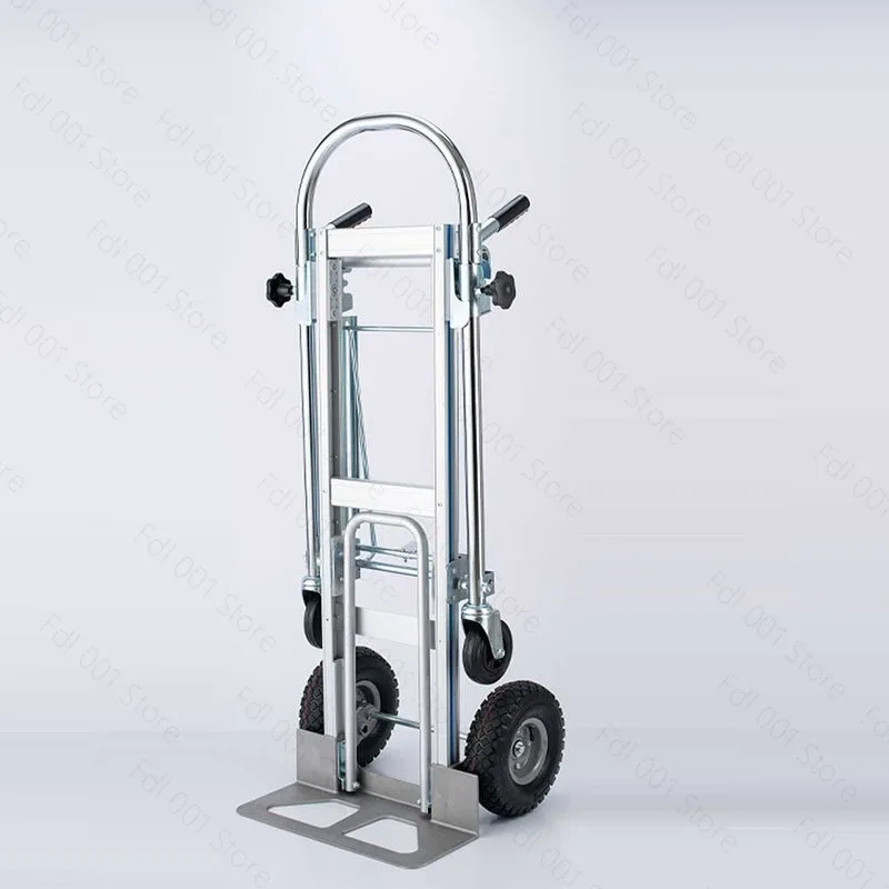 Aluminum Alloy Flatbed Truck Load King Folding Trolley Tiger Truck Luggage Platform Structure for Warehouse Use