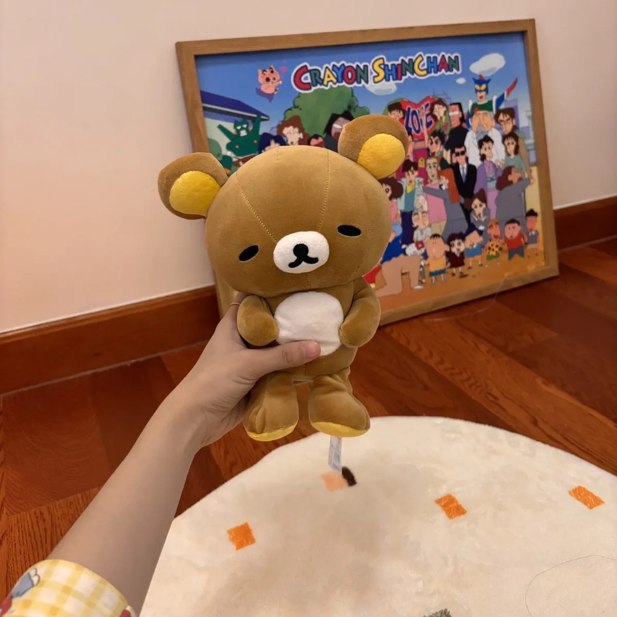 20Cm Leuke Rilakkuma Pluche Kussen Cartoon Dier Beer Gevulde Pop Kuma Plushies Kussen Kawaii Room Decor Speelgoed Cadeau Voor kinderen