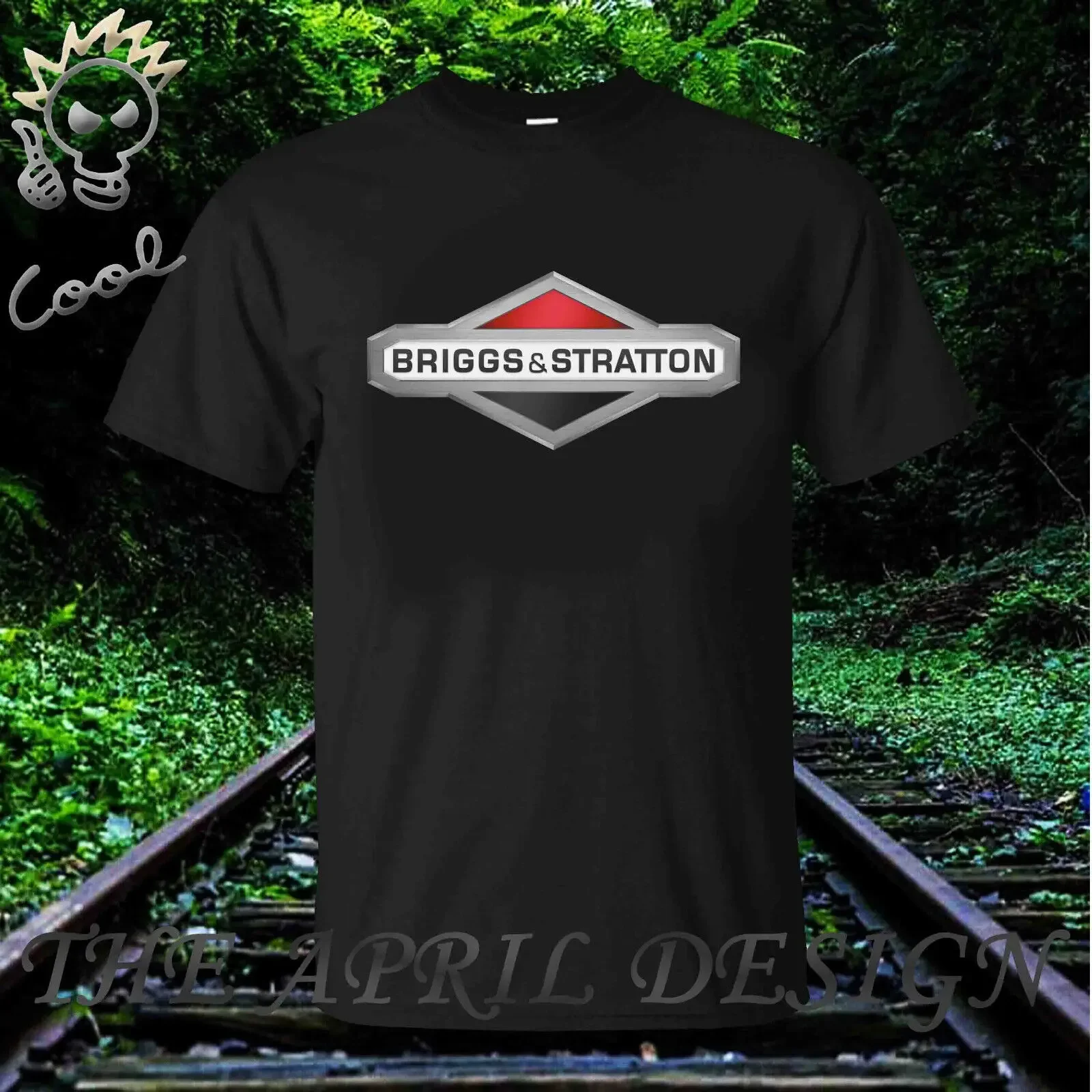 New Briggs & Stratton engines Logo Mens T-shirt funny sz S-5XL