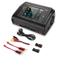 HTRC T400 Pro Lipo Charger AC 200W DC 400W 12Ax2 RC Toy Balance Charger For LiPo LiHV LiFe Lilon NiCd NiMh Pb Battery Charger