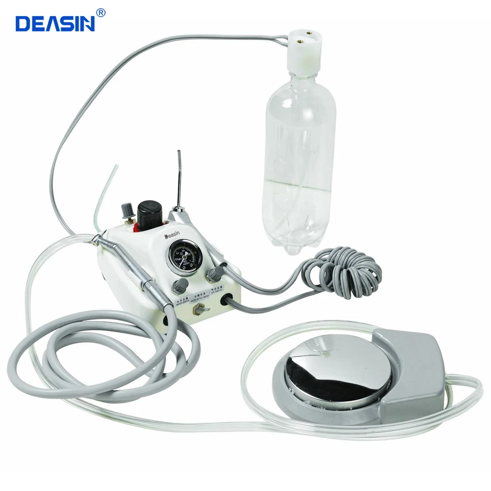 new arrive Dental Lab plastic Portable one Turbine Unit Air Compressor 3 way straw for dentist