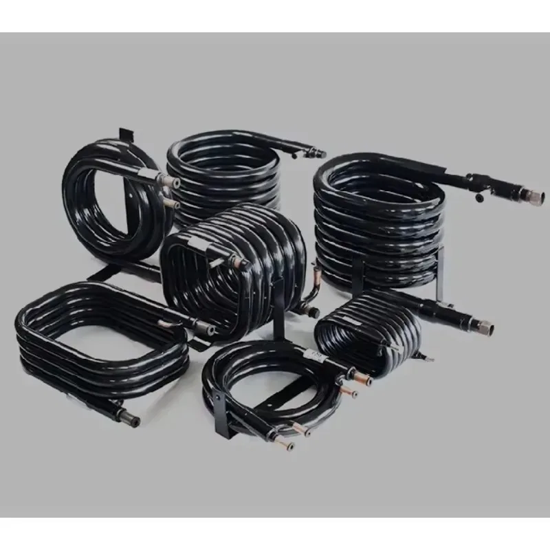 

5HP Copper Tube A-Type Coaxial Heat Exchanger for Heat Pump HVAC Refrigeration Equipment