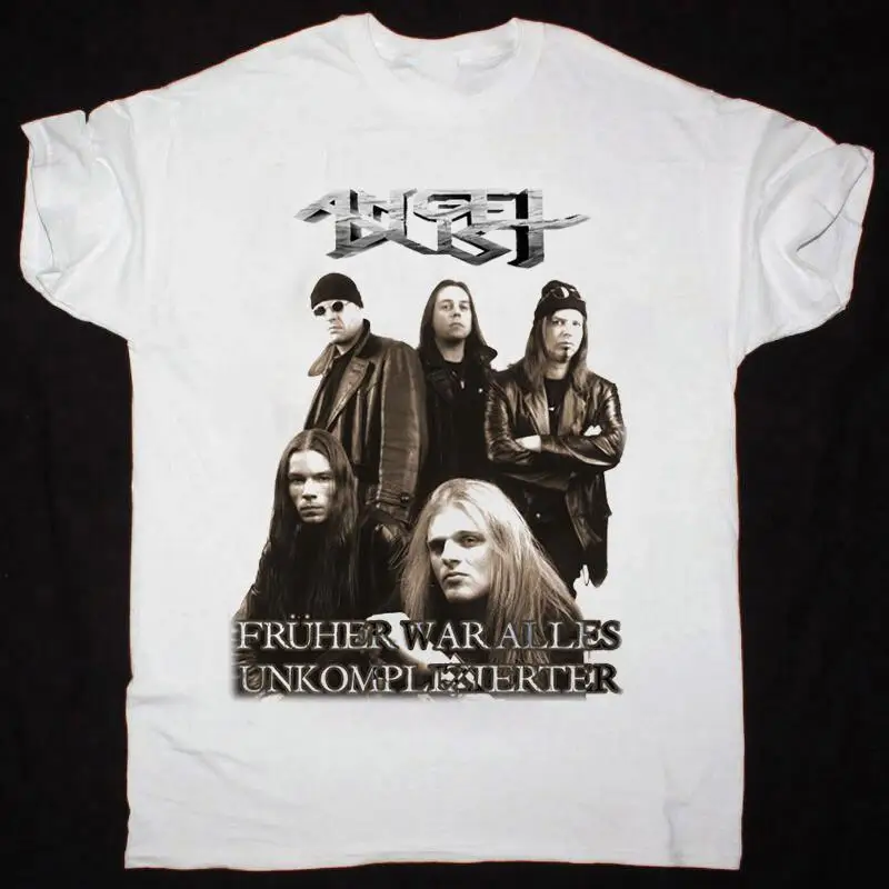 Members Of Angel Dust Into The Dark Past Cotton White S 5Xl T Shirt Ag215
