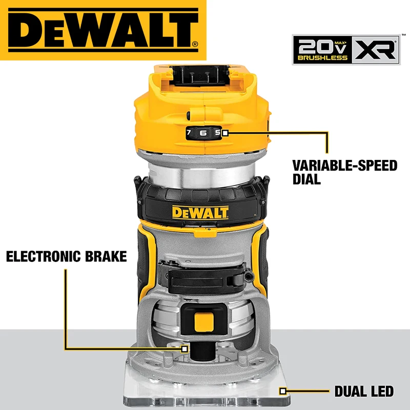 DEWALT DCW600 Brushless Cordless Compact Portable Brush Machine 20V Lithium Power Tools