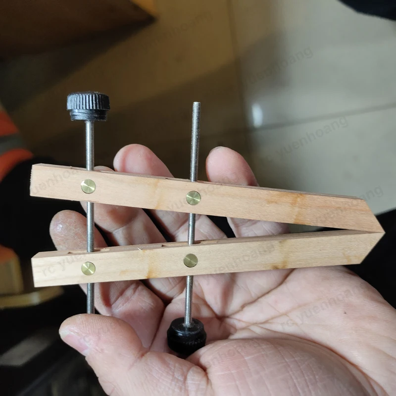 1 pçs diy modelo navio veleiro montar braçadeira paralela rosca de metal parafuso haste ajustável clipe paralelo de madeira ferramentas artesanais