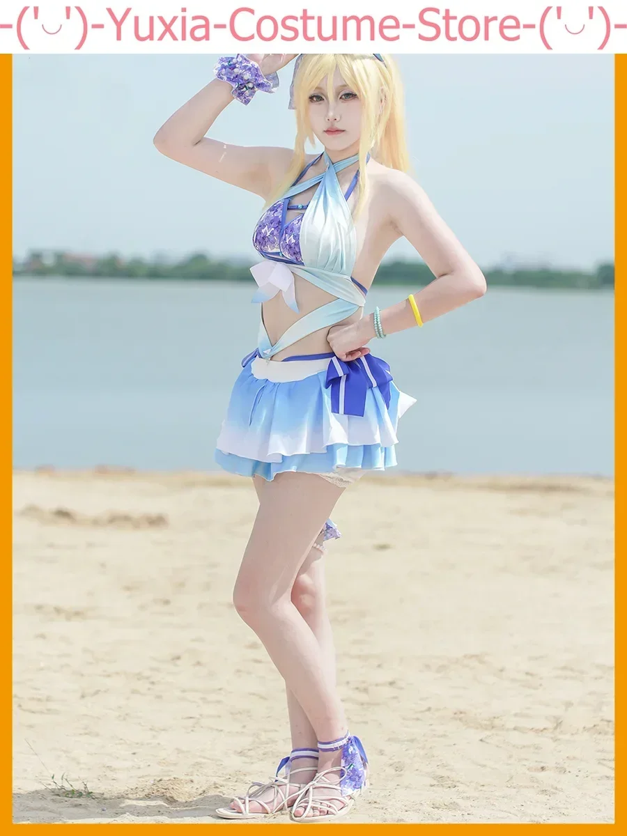 

Женский купальник для косплея Lovelive Ayase Eli, костюм для косплея, униформа для косплея, одежда для ролевых игр