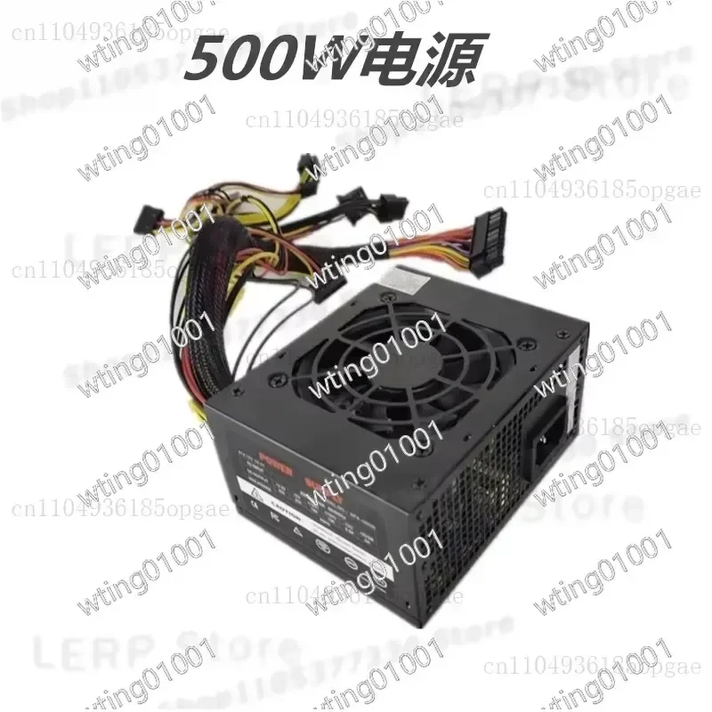 for ITX Mini Chassis 500W SFX PSU Silent Compact Non Modular Desktop PC Unit High Efficiency Low Noise Power Supply