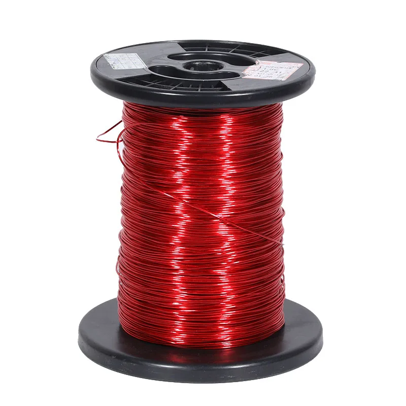 0.5-2.0mm High Purity Oxygen-Free Copper QA Enameled Inductance Wire for Audio Amplifier Speaker Crossover Inductor 500g/Pcs