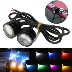 2×motorcycle Eagle eye lamp signal Driving lights Headlights Fog lamp Auxiliary lights warning Tail lights indicate beacon bulb