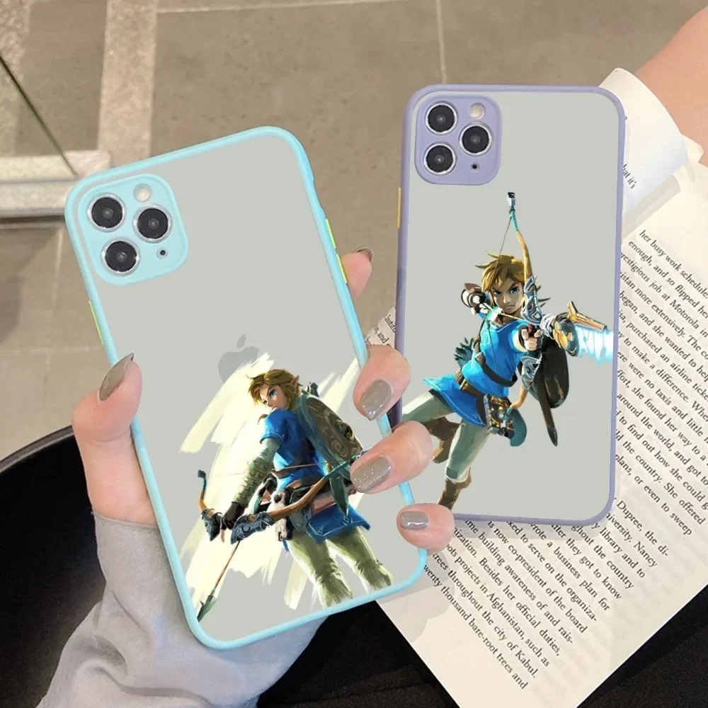 

Game T-Tears Of Z-Zelda Mousepad For IPhone 14 11 12 13 Mini Pro Max 8 7 Plus X XR XS MAX Translucent Matte Cover