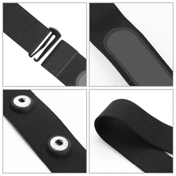 Heart Rate Monitor Chest Belt Strap For Garmin HRM-Dual Bryton XOSS X2 iGPSPORT HR40 Wahoo Magene H64 H303 Wireless Connections 2