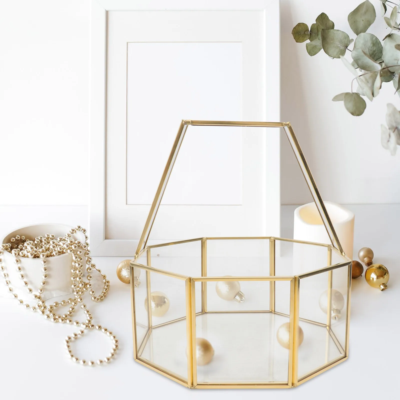 

Glass Jewelry Box Transparent Storage Case for Earrings Rings Home Office Decor Wedding Gift Box Chocolate Snacks Cards Holder