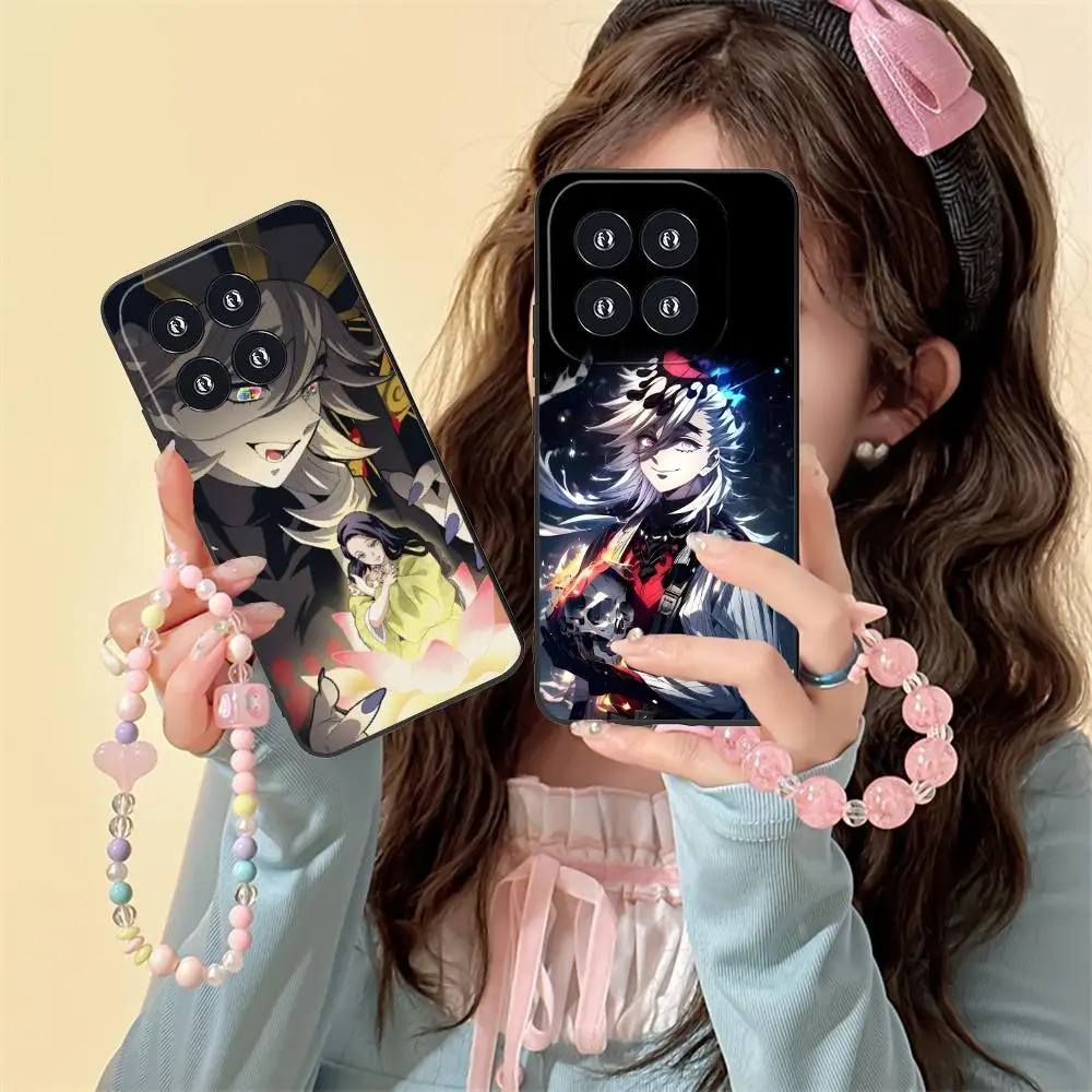 

Demon Slayer Douma Phone Case for Xiaomi 15 14 13 12 Mi 11 T Ultra Lite Pro S X 5G Colour Printing Cover Luxury Cellphones