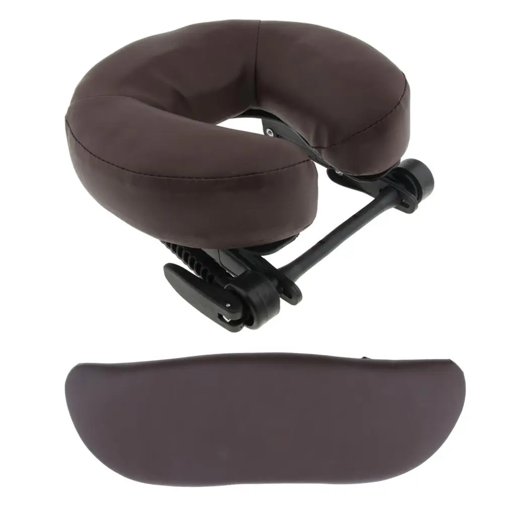 Adjustable Massage Table Headrest U Shape Pillow Cushion with Arm Support for Wellness SPA