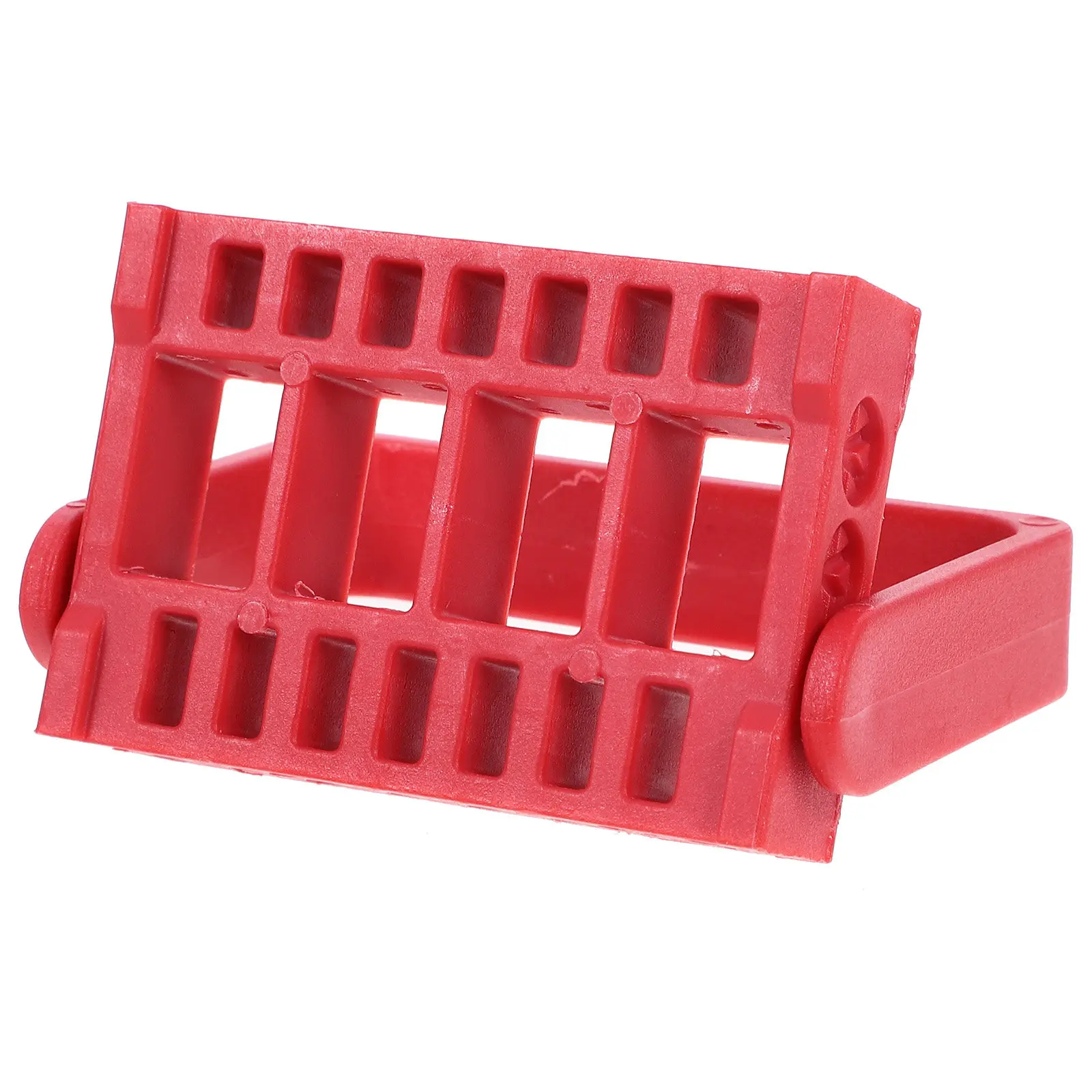 16-Hole Nail Grinding Tool Box Heavy-Duty Lightweight Manicure Organizer with Large Capacity for Nail Art Salon Home Use