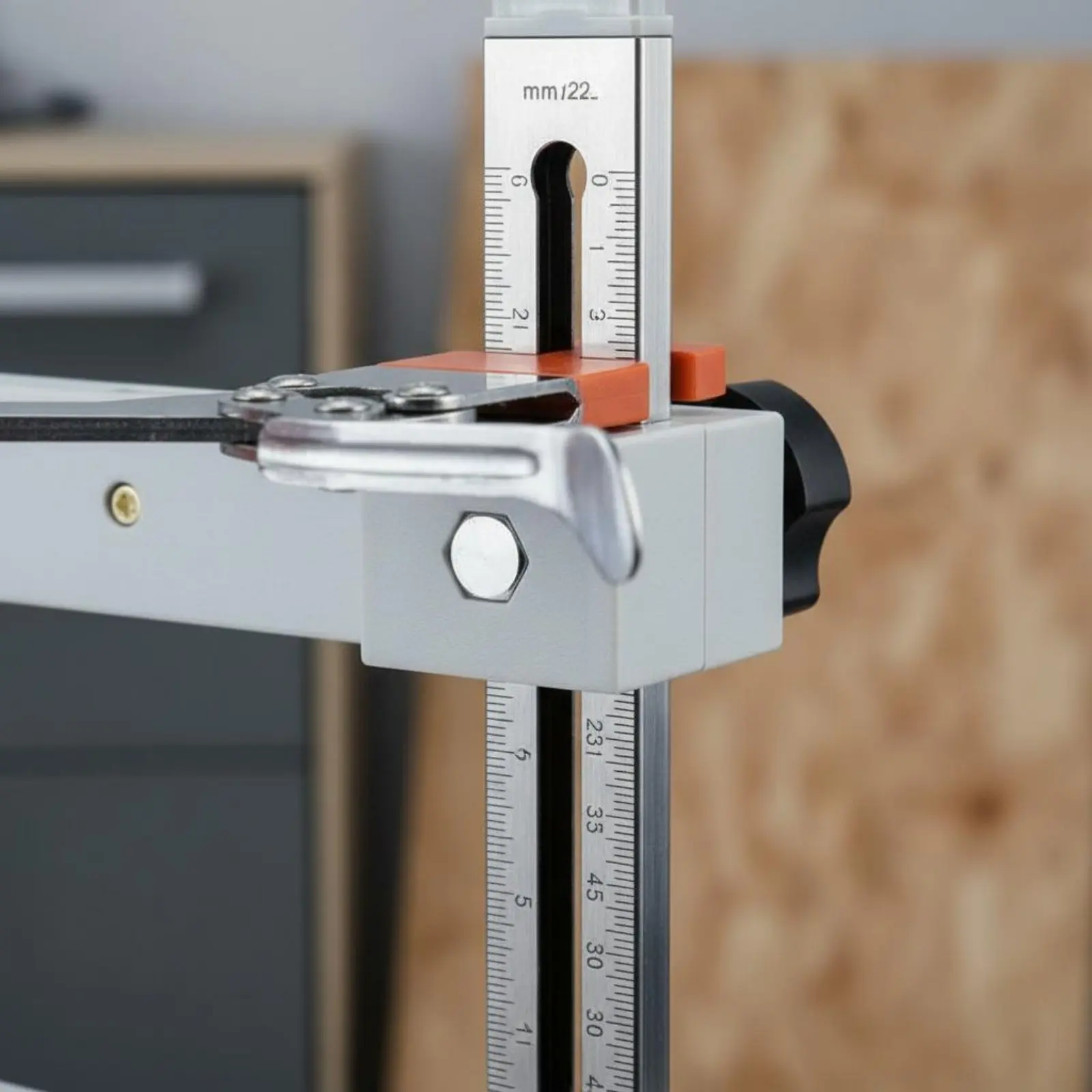 Drawer Slide Installation Jig Built-in Ruler Drawer Slide Alignment Tool Cabinet Hardware Jig Improves Productivity for DIYers