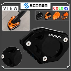 2022 Kickstand Side Stand Extension Foot Pad Support Motorcycle Accessories For 1290 Super Adventure R S T 1290 ADV 1290ADV