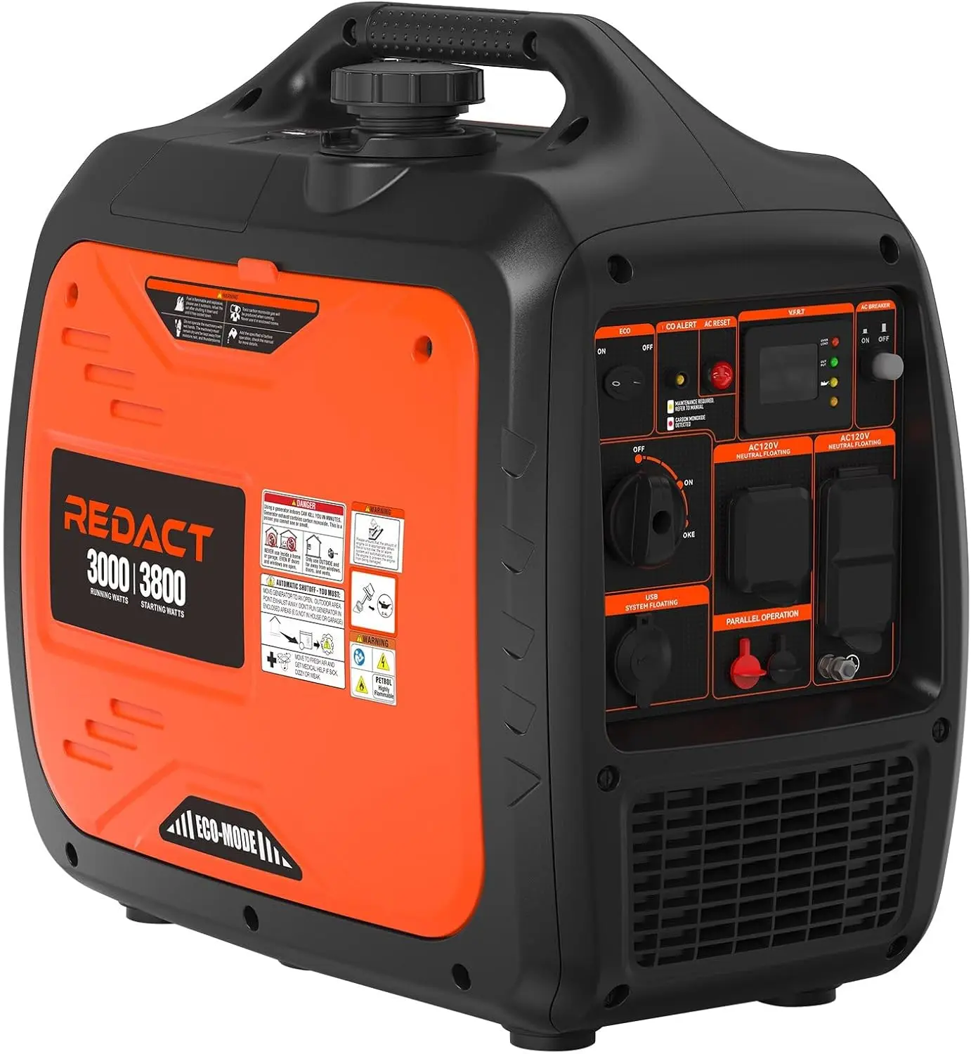 

Portable Generators for Home Use, 3800W Inverter Generator, Outdoor Generator for Camping, RV Generators with CO Sensor