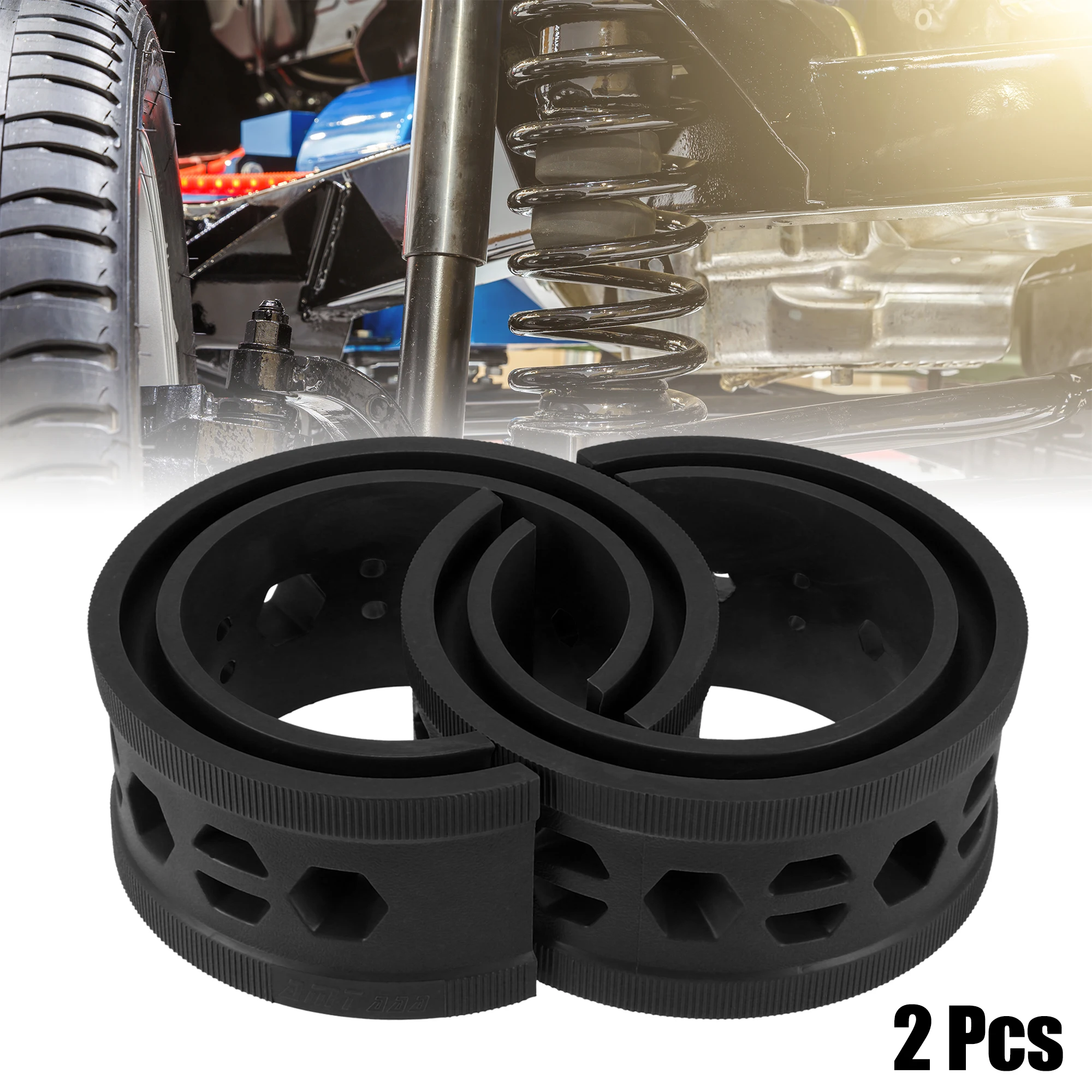 X Autohaux amortiguador de goma para coche, amortiguador de parachoques de resorte, amortiguador de potencia A/B/C/D/E, tipo de suspensión, 2 uds.