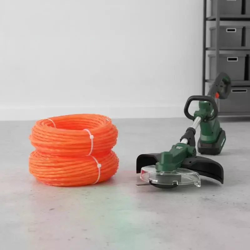 1 PCS Trimmer Line Grass 15m 2.4mm/2.7mm/3mm/4mm Nylon Spiral Brush Cutter Rope Lawn Mower Head Accessory