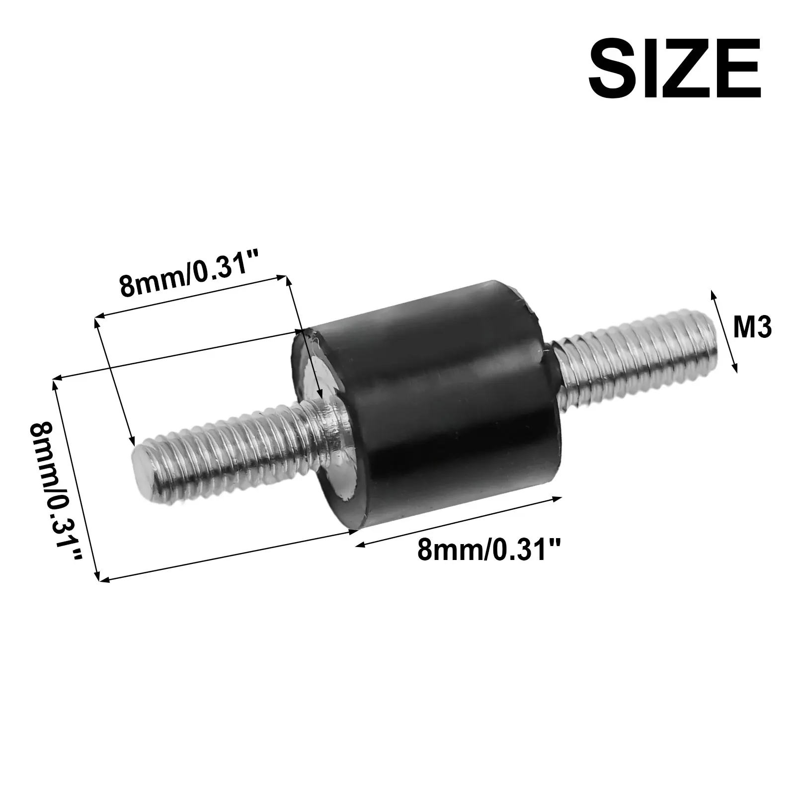 Accessories Vibration Isolator Black/Silver Compact And Stable for durable Hot Sale Noise Reduction Brand New Accessories