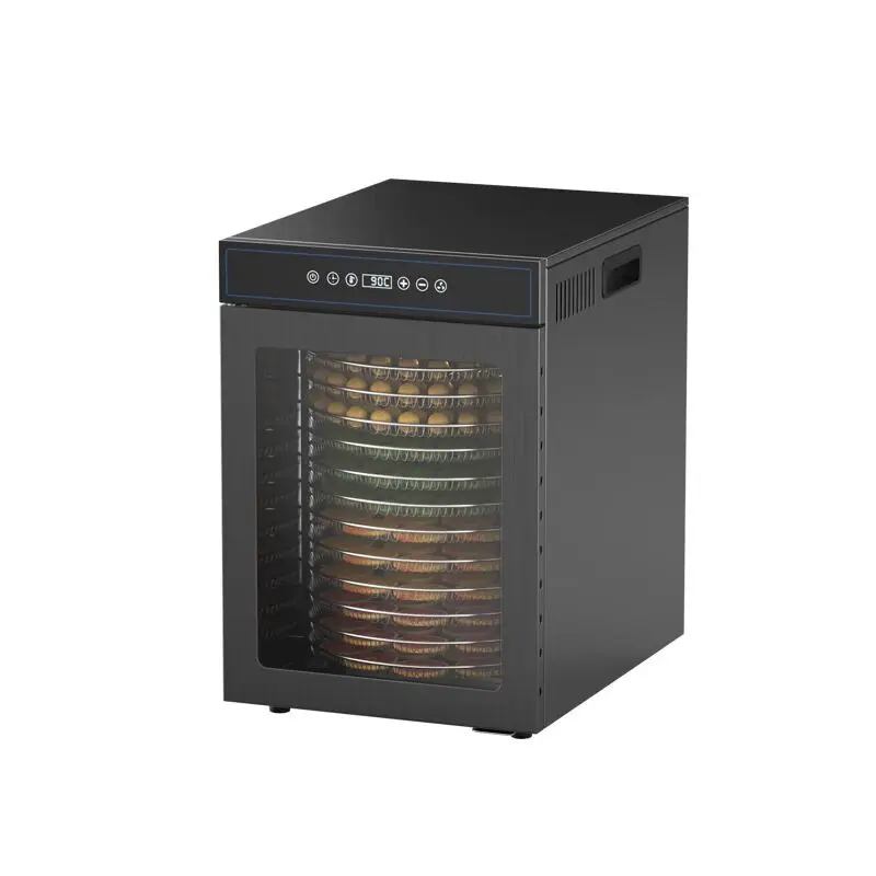 

Сушилка для пищевых продуктов и фруктов, бытовой черный вращающийся 12-слойный дегидратор для пищевых продуктов