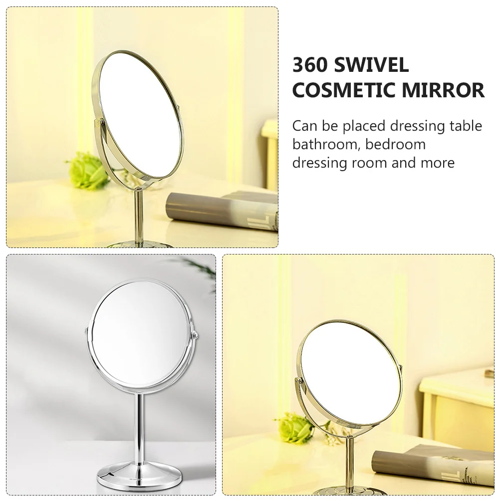 

1Pcs 10x Magnifying Double Sided Makeup Mirror 360 Degree Rotation Tabletop Vanity Mirror for Skincare Shaving