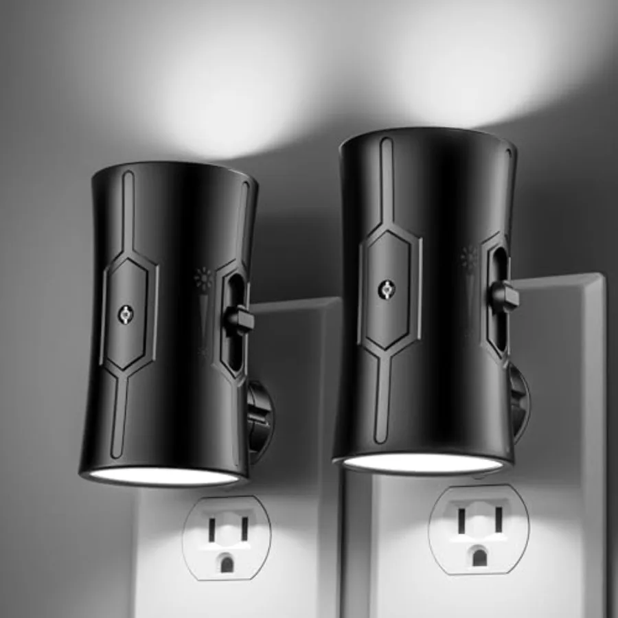 

LED Night Lights Plug into wall, Bright Night Light, Dusk to Dawn Sensor, Night Light, 0-100LM Adjustable Brightness, Dimmable
