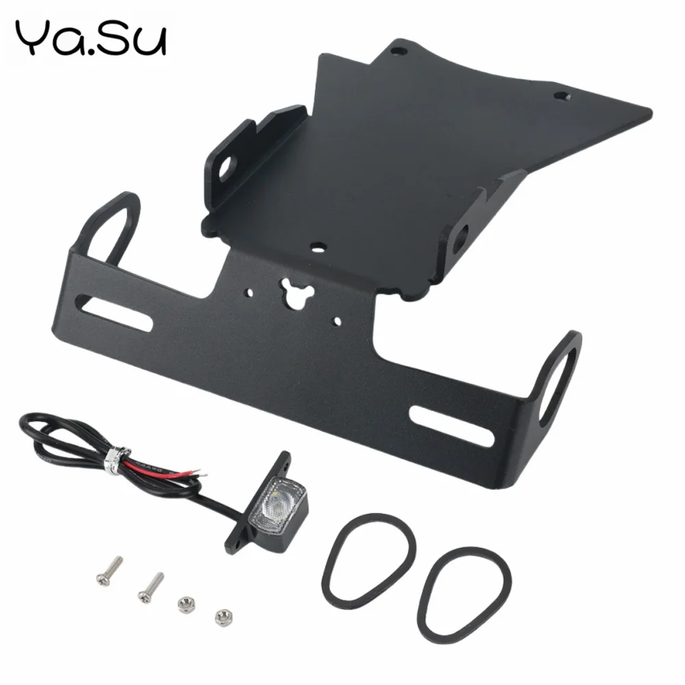 

Motorcycle Number License Plate Bracket LED Light for YAMAHA FZ6 N/S 2004-2009