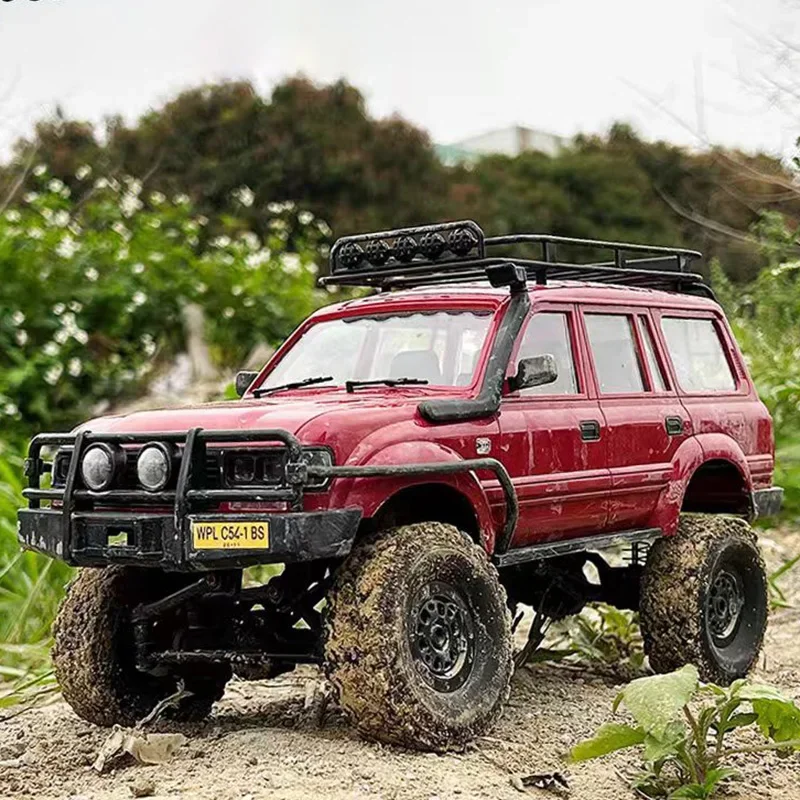WPL C54-1 4WD 2.4G Off-road Car LC80 Remote Control C54 Car RC Climbing Crawler Moving Machine Kid Truck Electric Boys Gift