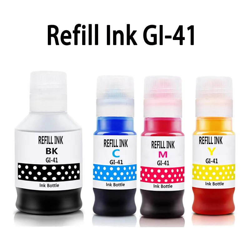 Inchiostro Dye Ricaricabile GI-41 per Stampanti Canon PIXMA G1420 G2420 G2460 G3420 G3460