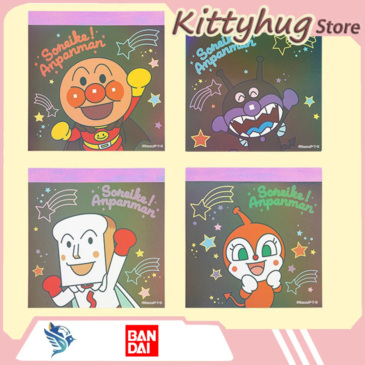 

Bandai Anpanman Cute Memo Pad Student Diary Notebook Daily Record Notebook Cute Graffiti Notebook Girls' Gifts